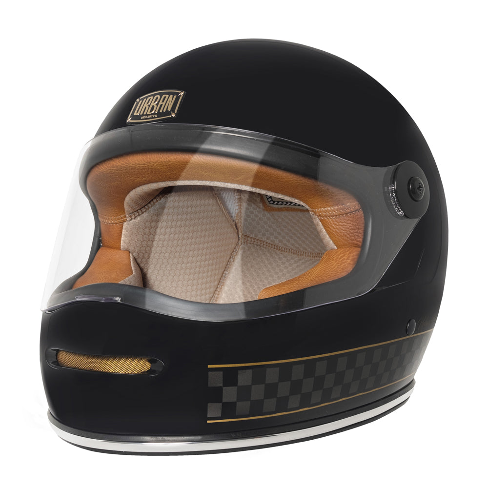 Capacete Urban Bigbore S Classic Racer Brilho