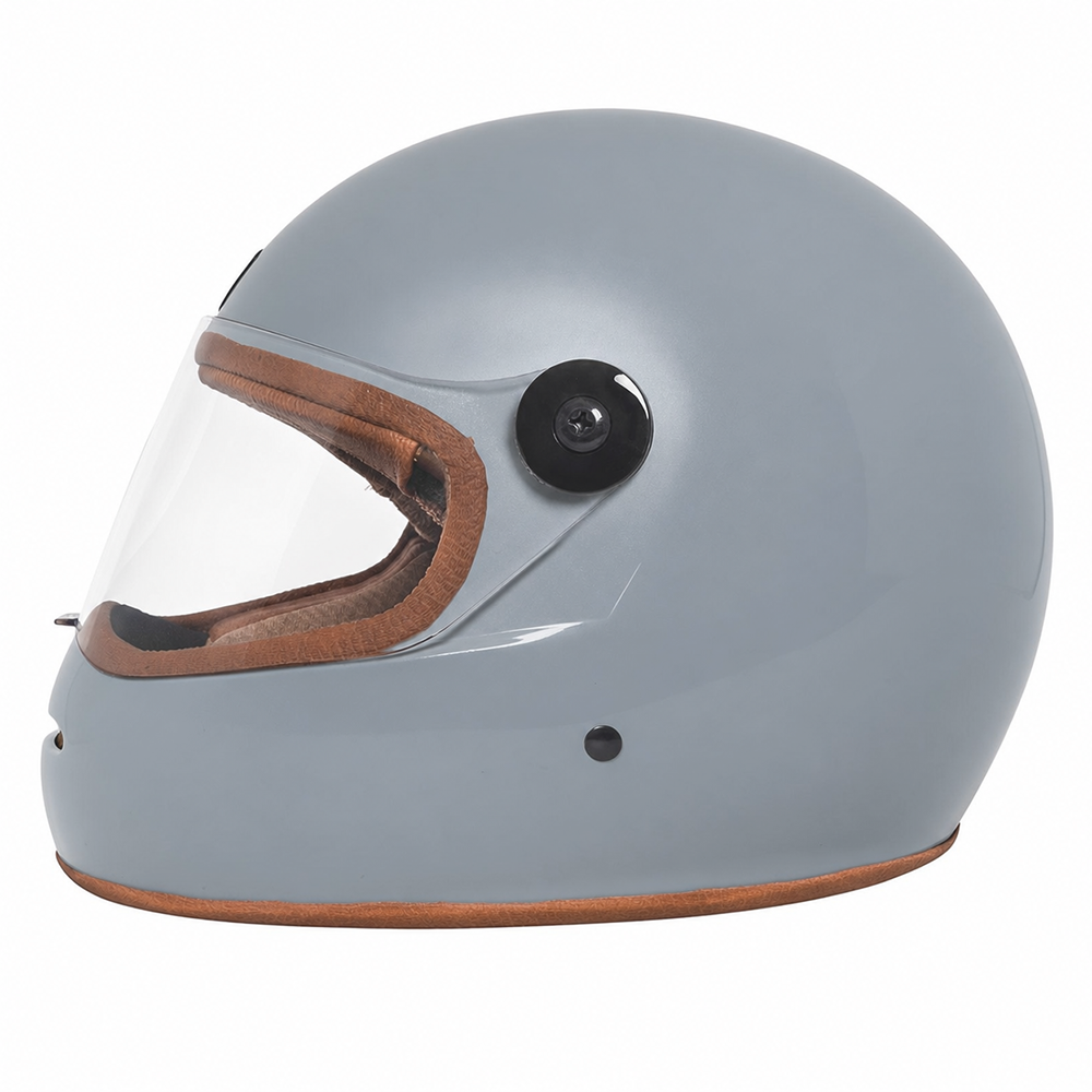 Capacete Urban Bigbore S Camel Leather Gelo