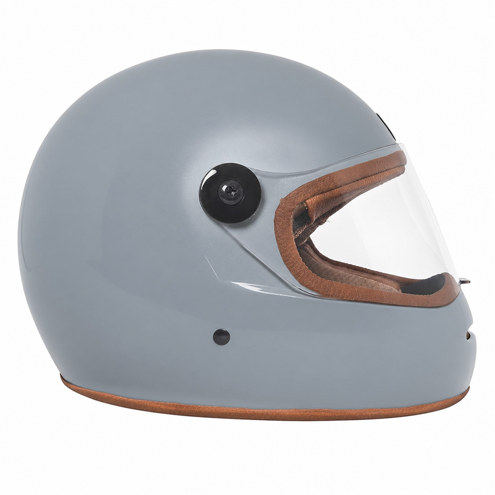 Capacete Urban Bigbore S Camel Leather Gelo