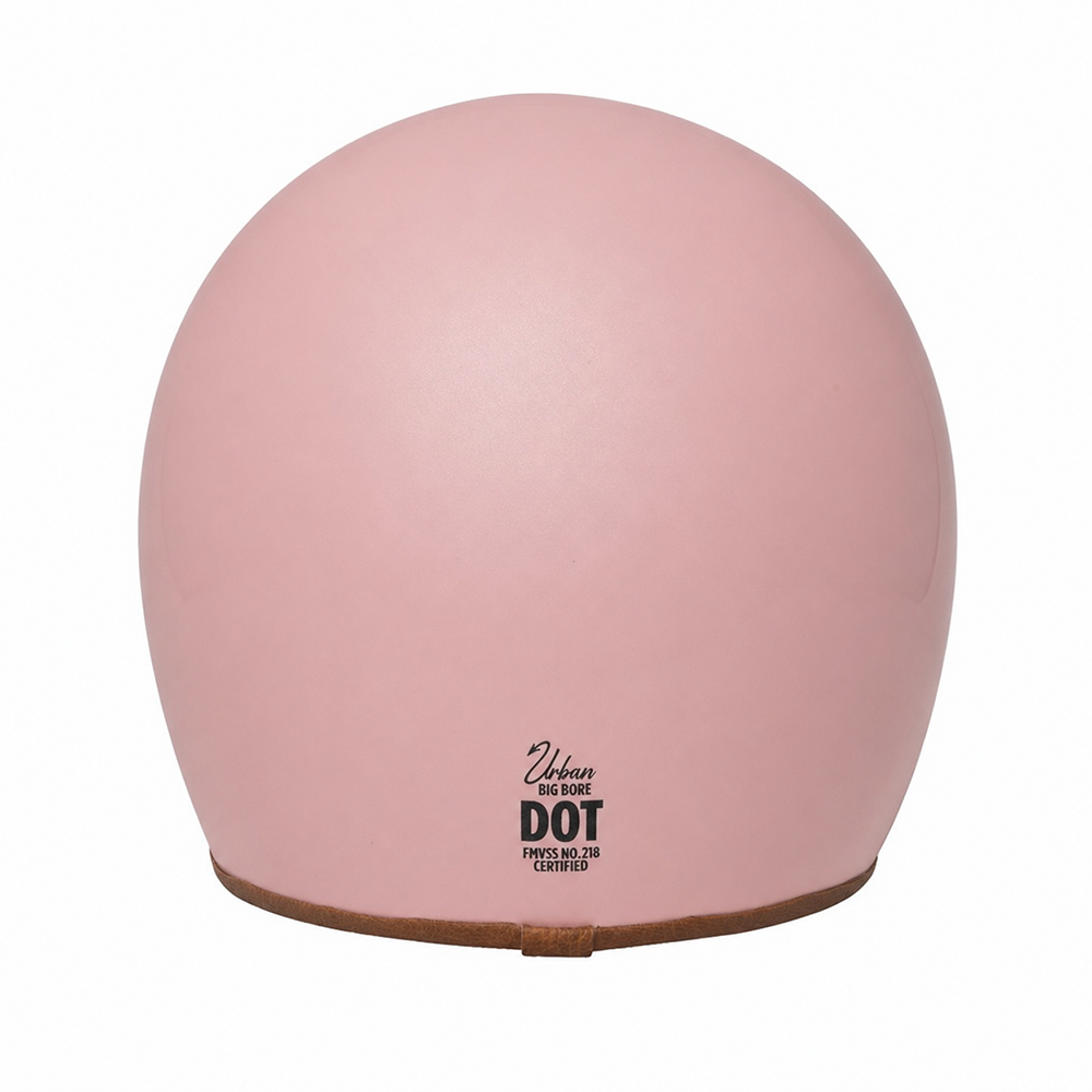 Capacete Urban Bigbore S Camel Leather Rose