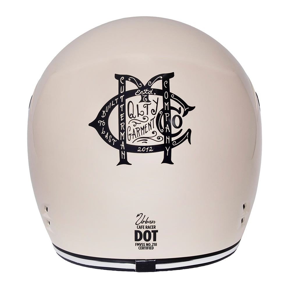 Capacete Urban Cafe Racer Cutterman Off-White