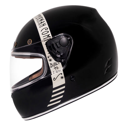 Capacete Urban Cafe Racer Cutterman Preto