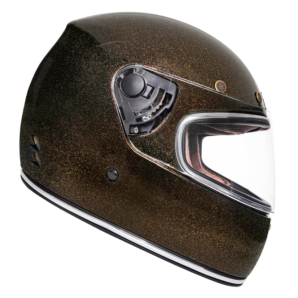 Capacete Urban Cafe Racer Dark Gold Flake