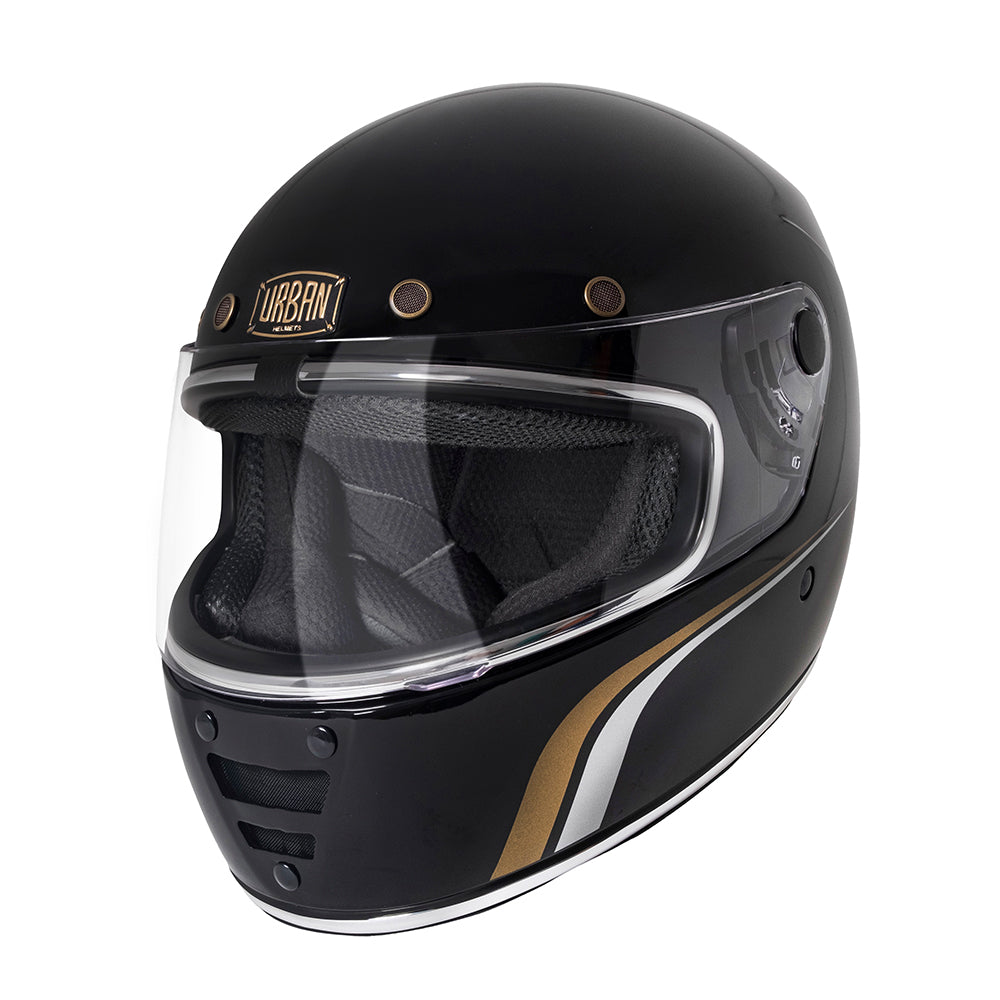 Capacete Urban Cafe Racer Shakotan Preto