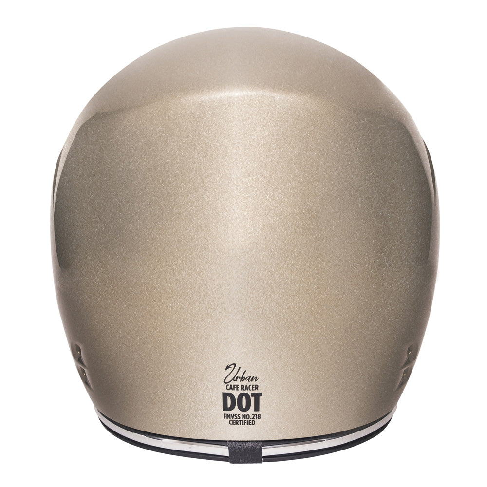 Capacete Urban Cafe Racer Champanhe Flake