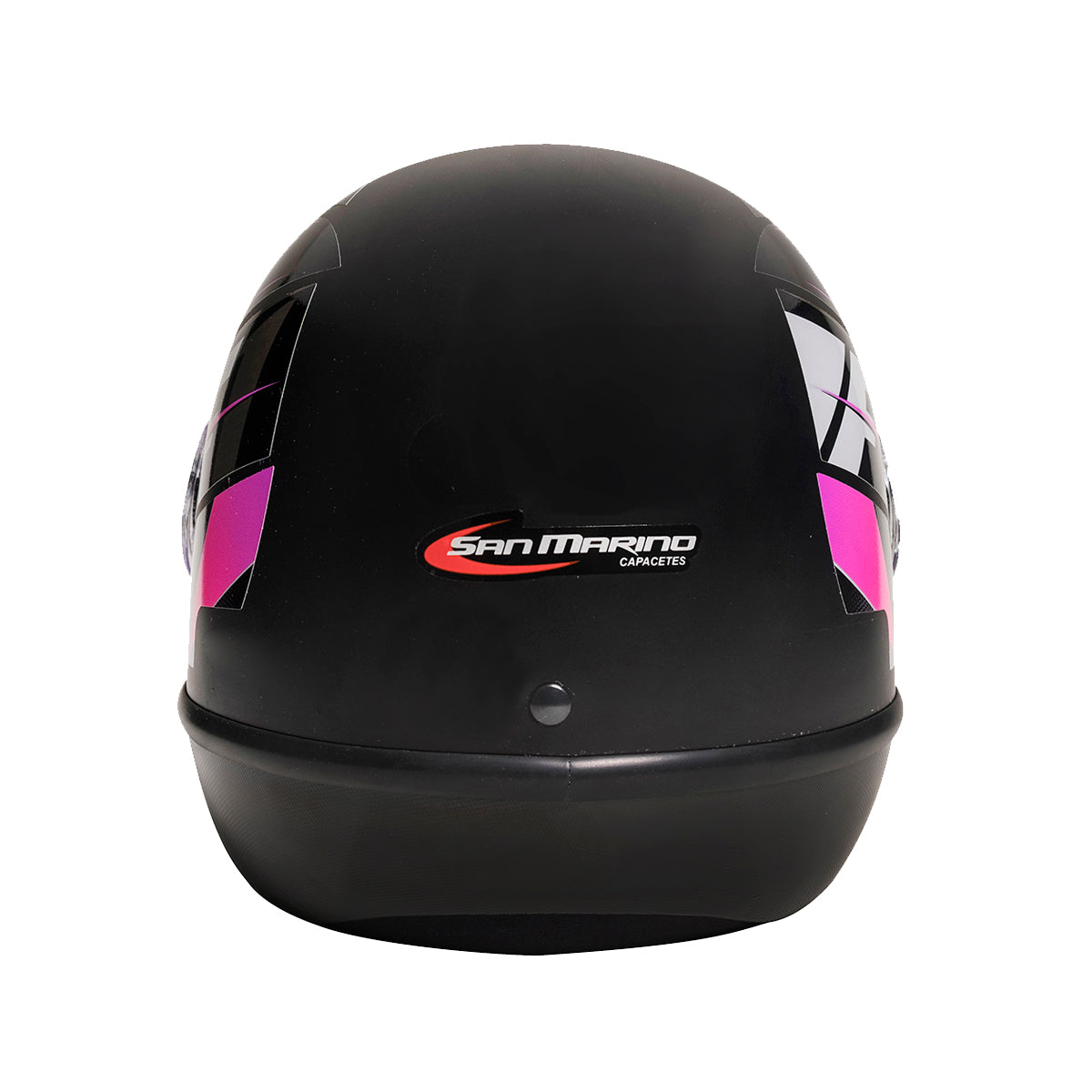 Capacete Fórmula 1 Neo Preto Fosco Rosa