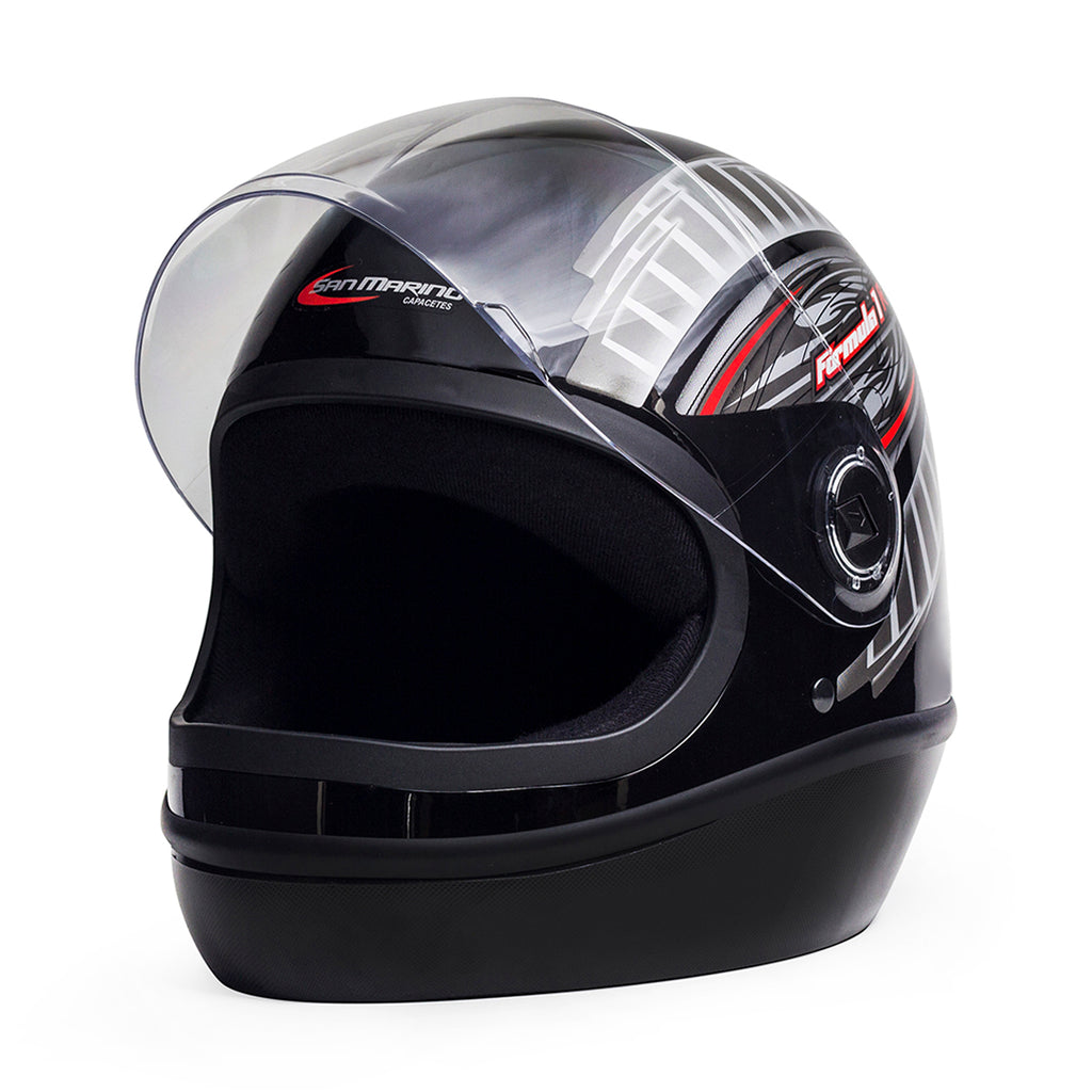 Capacete Fórmula 1 Grafic Preto