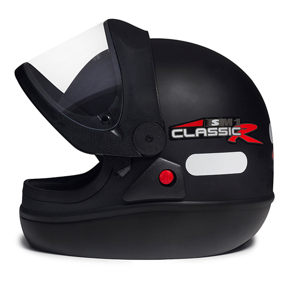 Capacete San Marino Classic Preto Fosco