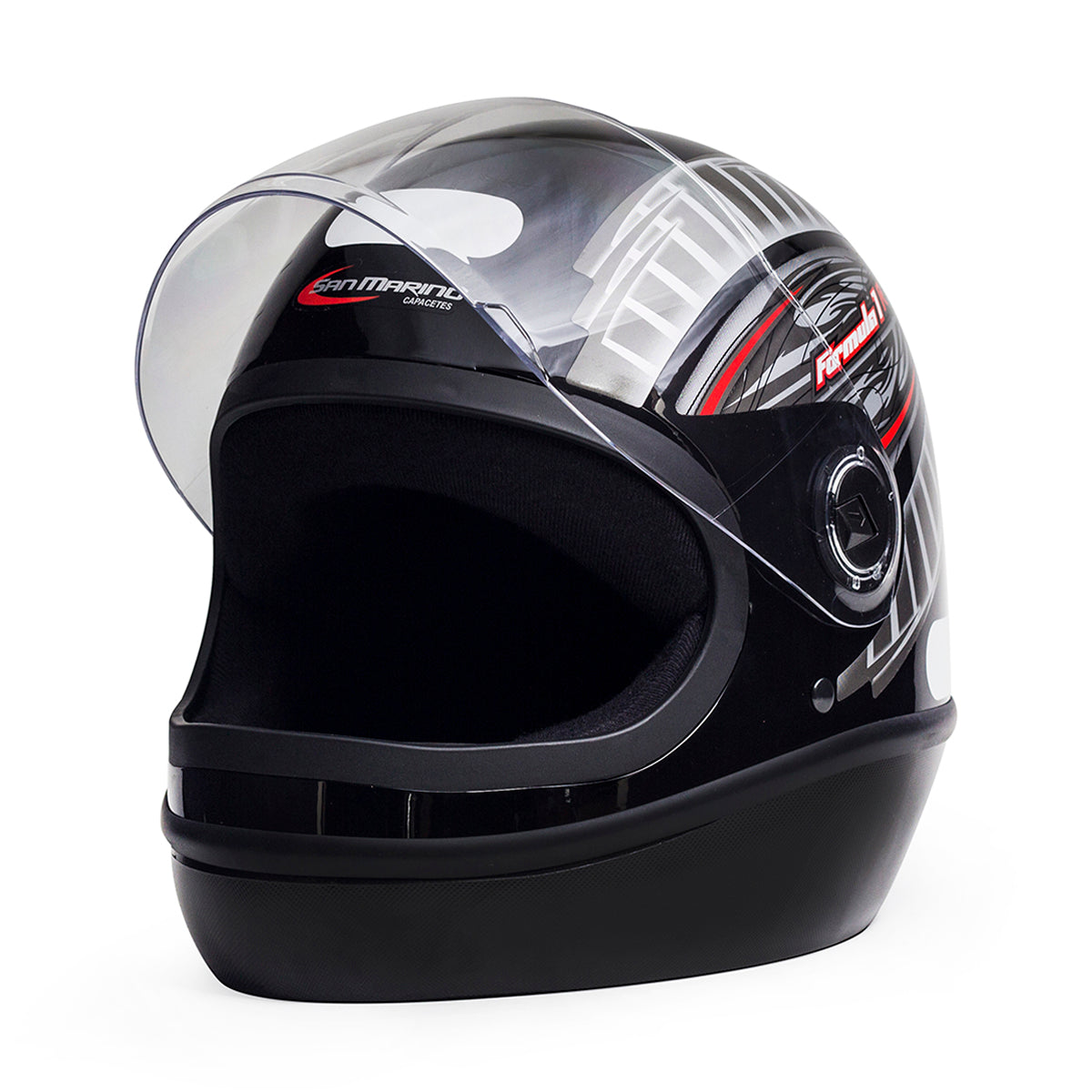 Capacete Fórmula 1 Grafic Preto