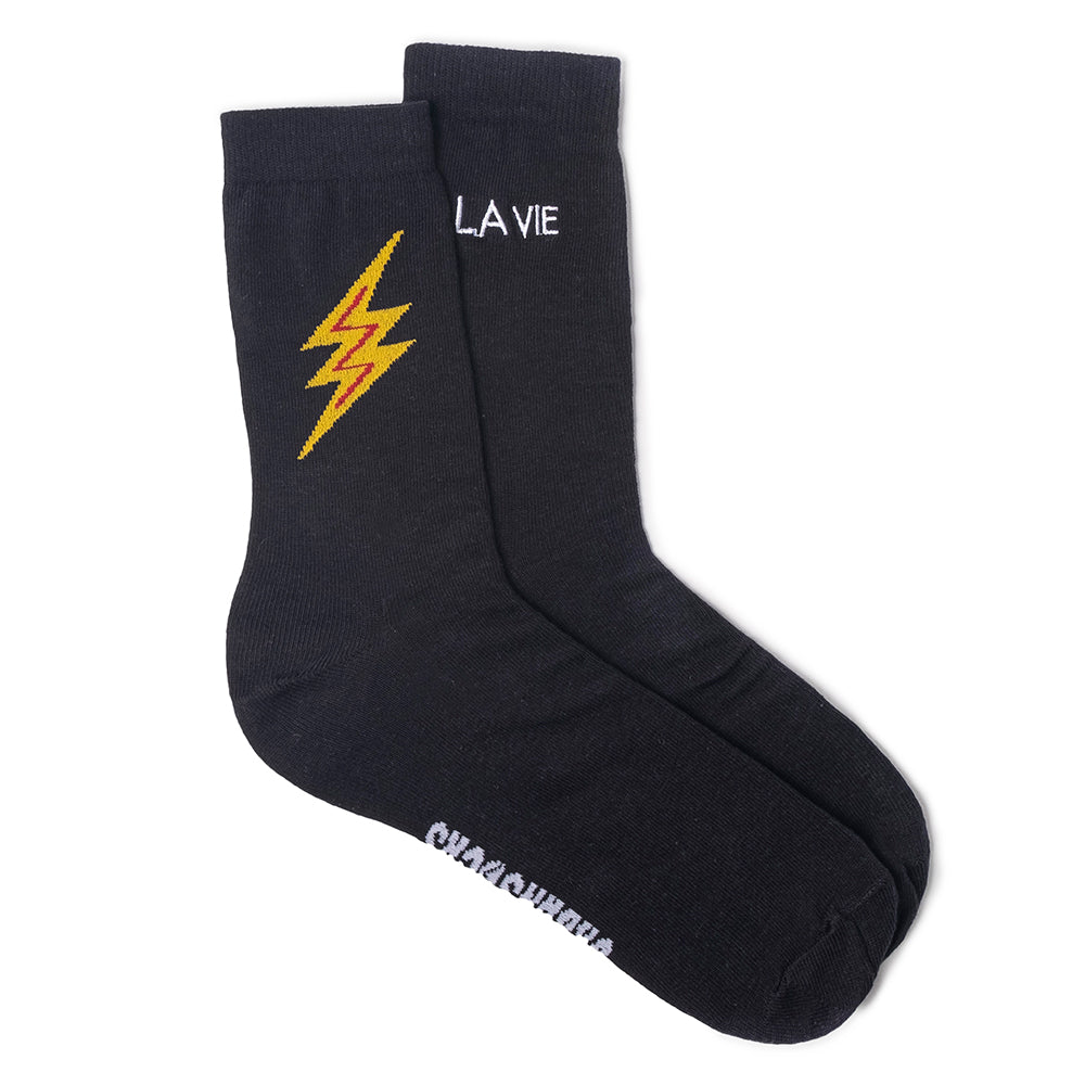 Meia Casual Urbansocks La Vie Preta