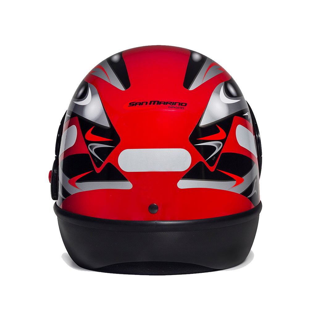 Capacete San Marino Grafic Vermelho