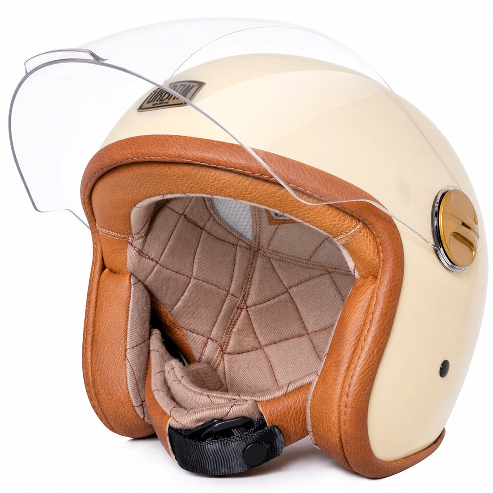 Capacete Urban Tracer S Camel Off-White
