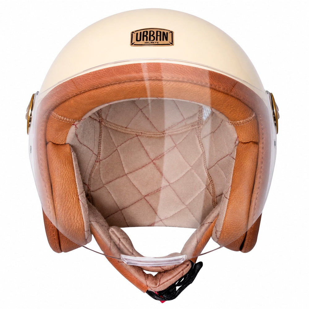 Capacete Urban Tracer S Camel Off-White