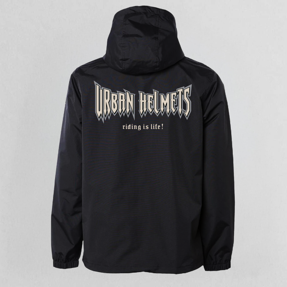 Windbreaker Urban Black Rock Skull