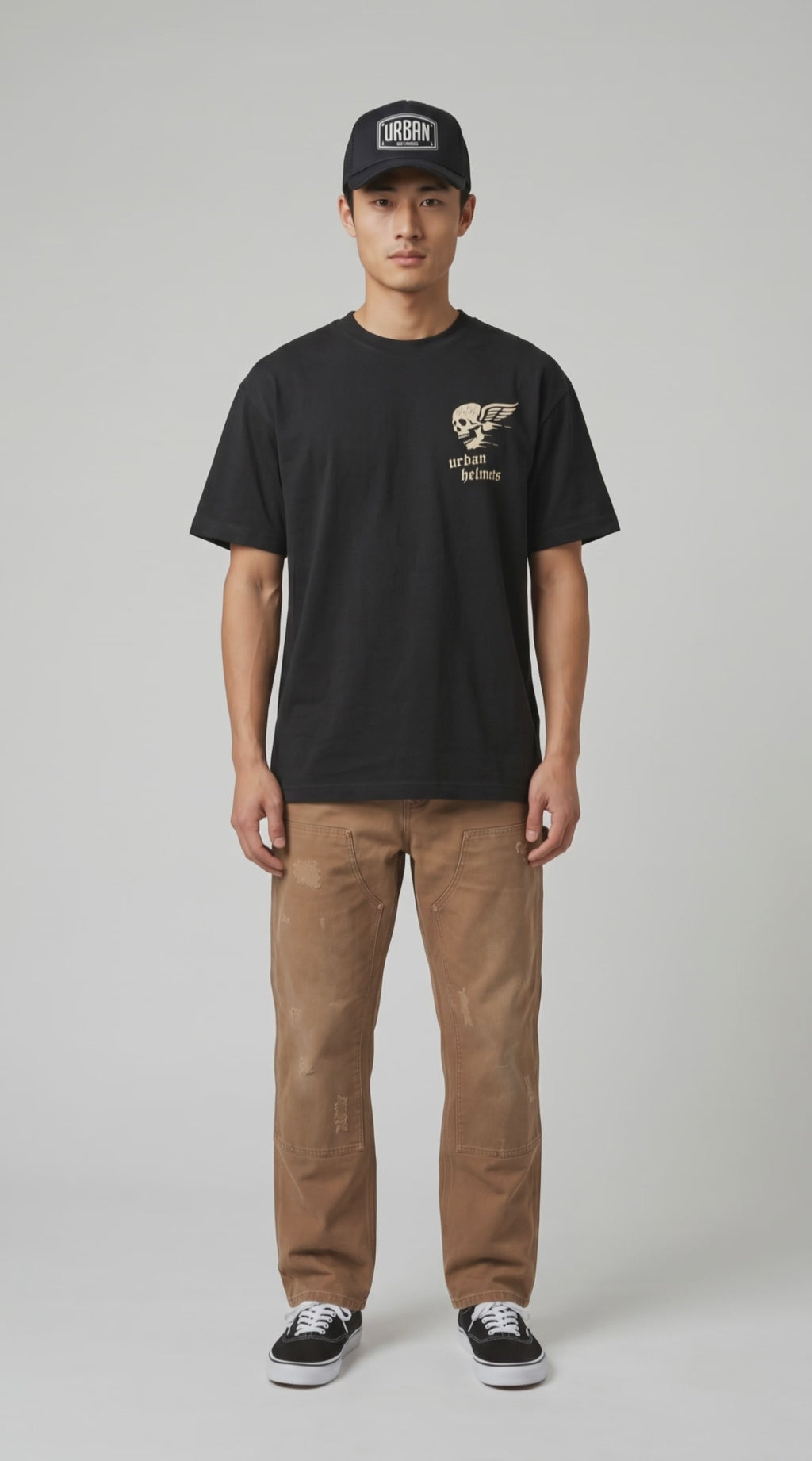 Camiseta Urban Black Riding Crew