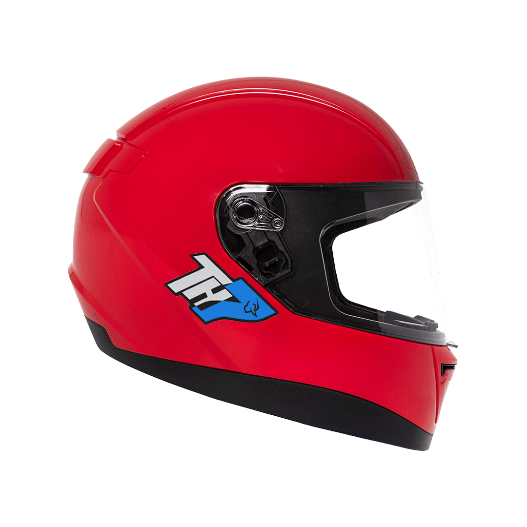 Capacete TH7 Vermelho Bilho