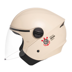 Capacete Joy23 Street Corinthians Bege