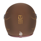 Capacete Urban Tracer S Tucci Flames Marrom