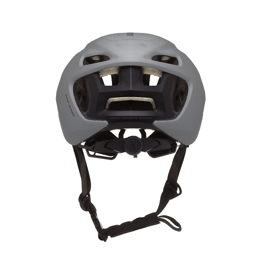 Capacete Urban Sports Bari Speed Cinza Chumbo