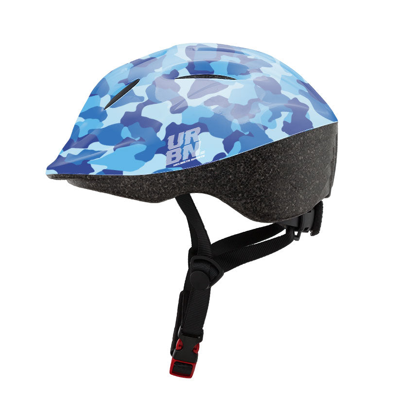 Capacete Infantil Urban Sports Fun Kid Camo Azul